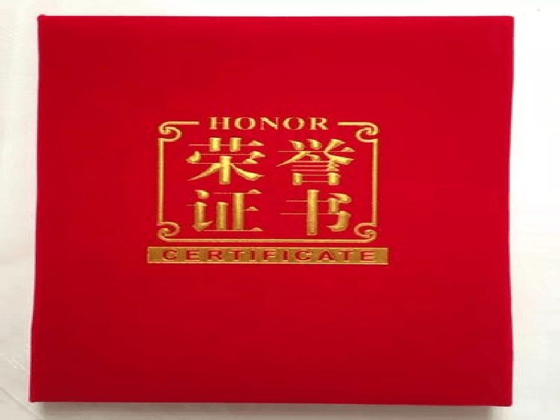 定制证书定制 定制证书定制-红金大气喜庆风
